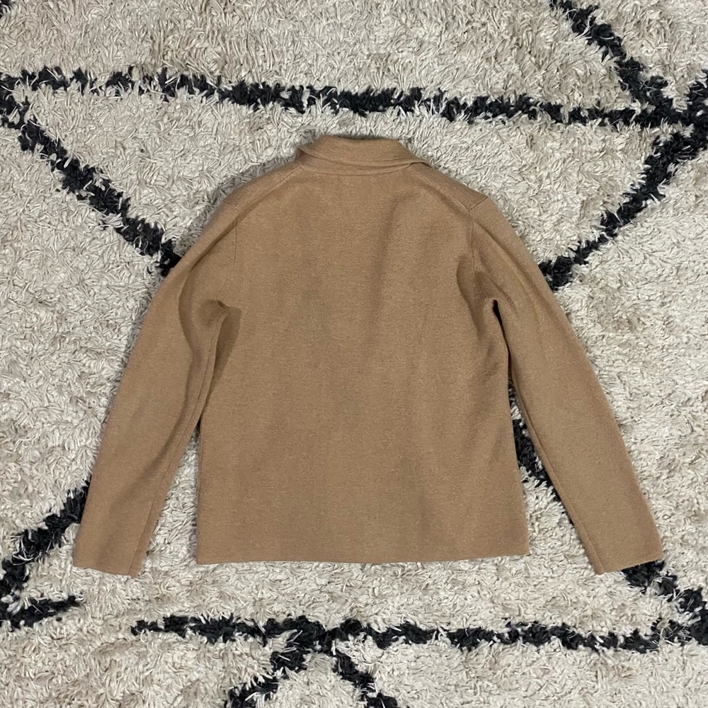 J.Crew 365 Sophia Camel Color Merino Wool Sweater Blazer - Picture 8 of 10